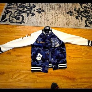Polo Ralph Lauren Blue camo varsity  jacket
